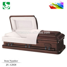 Glossy fine metal handle cheap cremation caskets